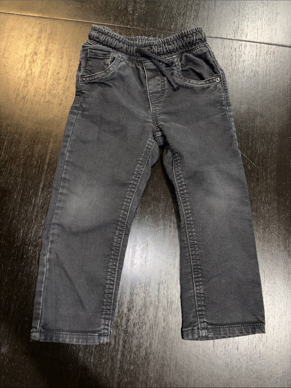 CLEARANCE 4 for $12 Stretch Pull-On Jeans - Charcoal 3T